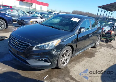 2017 Hyundai Sonata Sport 2.0T из США, поврежденный, VIN 5NPE34AB5HH556324